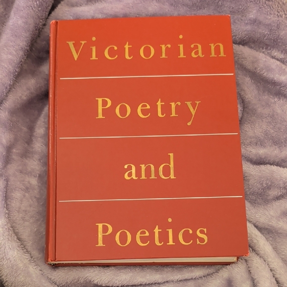 Houghton Mifflin Other - Vintage Victorian Poetry And Poetics Hardback Book